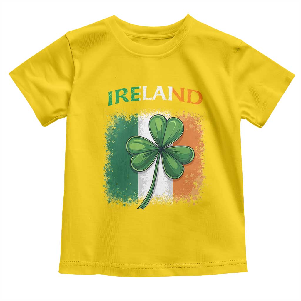Vintage Ireland Shamrock Irish Flag St Patricks Day Toddler T Shirt TS14 Daisy Print Your Wear