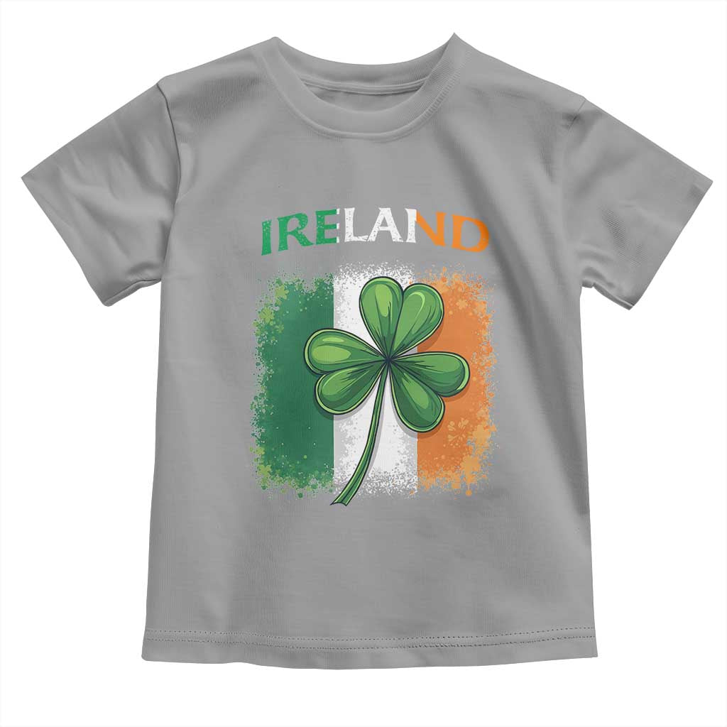 Vintage Ireland Shamrock Irish Flag St Patricks Day Toddler T Shirt TS14 Sport Gray Print Your Wear