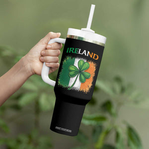 Vintage Ireland Shamrock Irish Flag - St Patricks Day Tumbler TS14 Print Your Wear