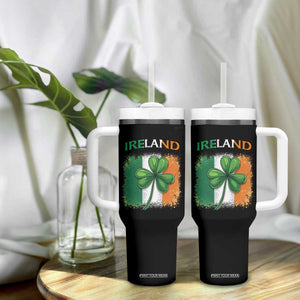 Vintage Ireland Shamrock Irish Flag - St Patricks Day Tumbler TS14 Print Your Wear