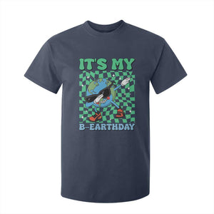 Funny Earth Day T Shirt For Kid Its My B-Earthday TS14 Navy Print Your Wear