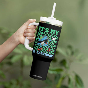 Funny Earth Day Tumbler With Handle Its My B-Earthday TS14 Print Your Wear