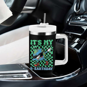 Funny Earth Day Tumbler With Handle Its My B-Earthday TS14 Print Your Wear