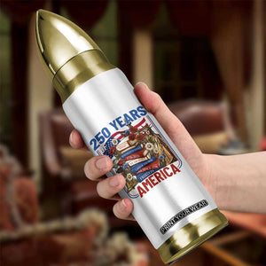 250 Years American Anniversary Bullet Tumbler Patriotic Book Reader 4th of July TS14 Print Your Wear