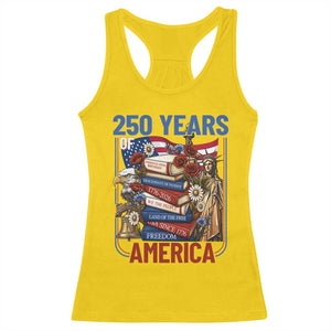 250 Years American Anniversary Racerback Tank Top Patriotic Book Reader 4th of July TS14 Daisy Print Your Wear