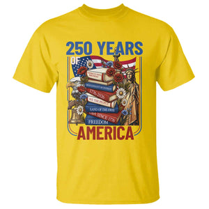 250 Years American Anniversary T Shirt Patriotic Book Reader 4th of July TS14 Daisy Print Your Wear