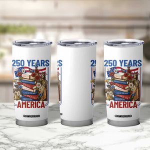 250 Years American Anniversary Tumbler Cup Patriotic Book Reader 4th of July TS14 Print Your Wear