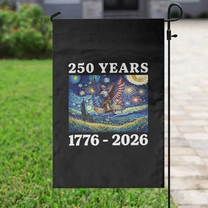 250th America Anniversary Garden Flag Starry Night Patriotic Eagle Liberty Bell American Flag TS14 Print Your Wear