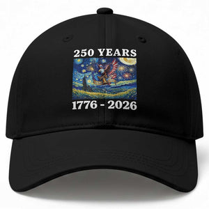 250th America Anniversary Baseball Cap Starry Night Patriotic Eagle Liberty Bell American Flag TS14 Print Your Wear