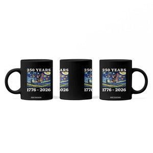 250th America Anniversary Coffee Mug Starry Night Patriotic Eagle Liberty Bell American Flag TS14 Print Your Wear