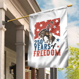 American Rodeo 250th Anniversary Garden Flag Western Cowboy Patriotic Fourth of July TS14 Print Your Wear