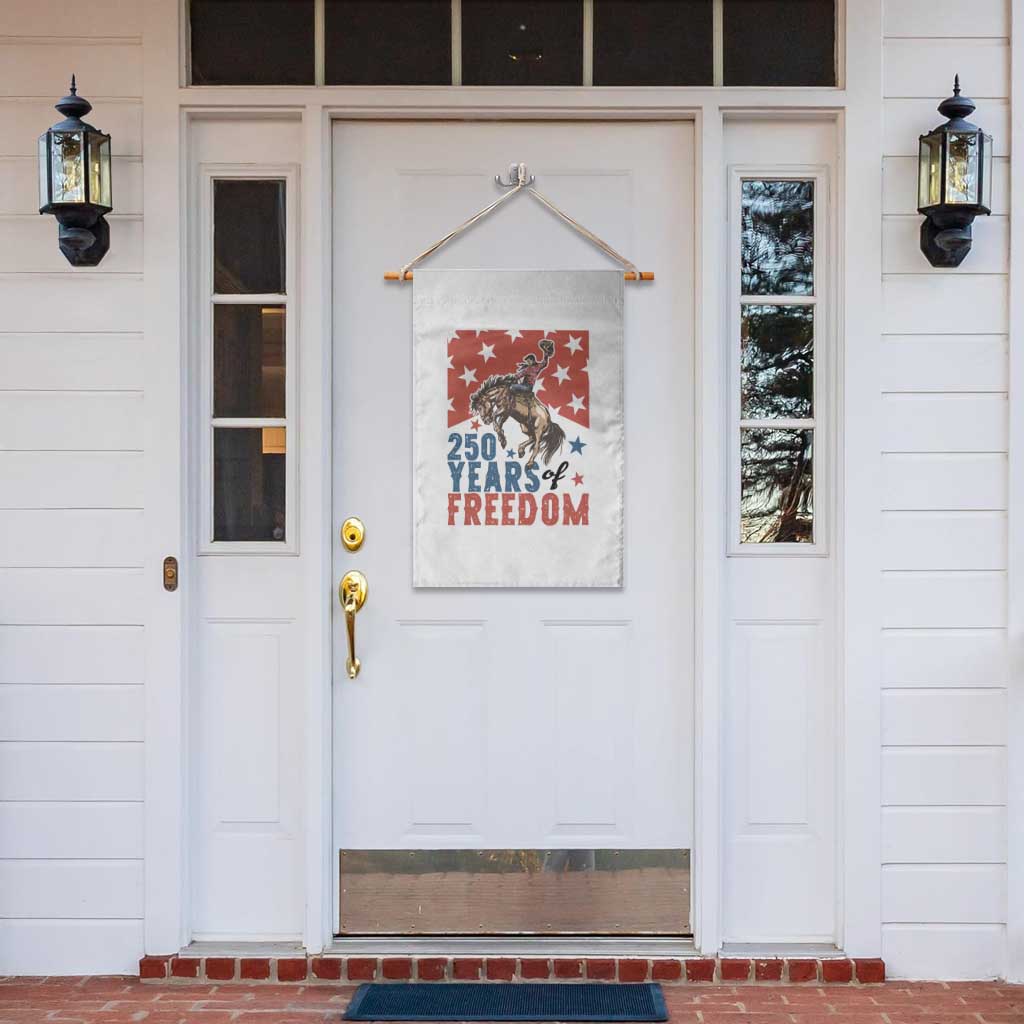 American Rodeo 250th Anniversary Garden Flag Western Cowboy Patriotic Fourth of July TS14 Print Your Wear