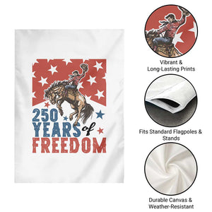 American Rodeo 250th Anniversary Garden Flag Western Cowboy Patriotic Fourth of July TS14 Print Your Wear