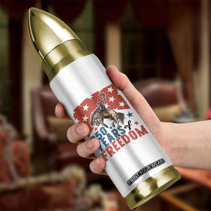 American Rodeo 250th Anniversary Bullet Tumbler Western Cowboy Patriotic Fourth of July TS14 Print Your Wear
