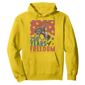 American Rodeo 250th Anniversary Hoodie Western Cowboy Patriotic Fourth of July TS14 Daisy Print Your Wear