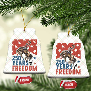 American Rodeo 250th Anniversary Ceramic Ornament Western Cowboy Patriotic Fourth of July TS14 Print Your Wear