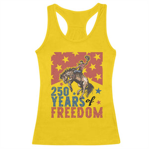 American Rodeo 250th Anniversary Racerback Tank Top Western Cowboy Patriotic Fourth of July TS14 Daisy Print Your Wear