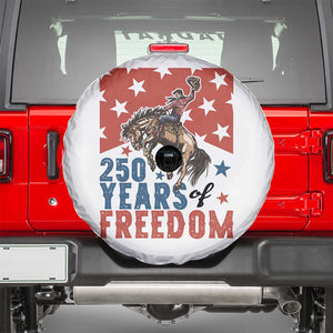 American Rodeo 250th Anniversary Spare Tire Cover Western Cowboy Patriotic Fourth of July TS14 White Print Your Wear
