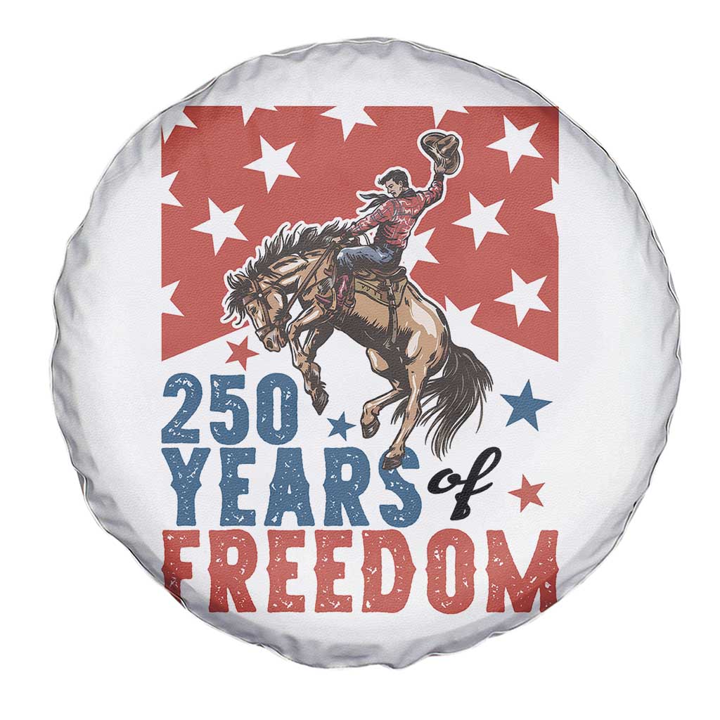 American Rodeo 250th Anniversary Spare Tire Cover Western Cowboy Patriotic Fourth of July TS14 Print Your Wear