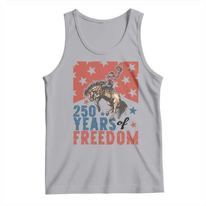 American Rodeo 250th Anniversary Tank Top Western Cowboy Patriotic Fourth of July TS14 Athletic Heather Print Your Wear