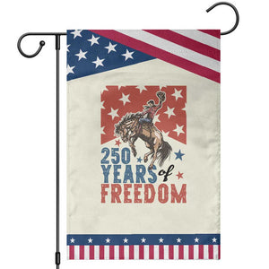 American Rodeo 250th Anniversary Patriotic Garden Flag Western Cowboy Patriotic Fourth of July TS14 Modern Beige Blue Print Your Wear