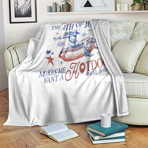 Western Cowgirl You Look Like the 4th of July Throw Blanket Makes Me Want A Hot Dog Real Bad TS14 Print Your Wear