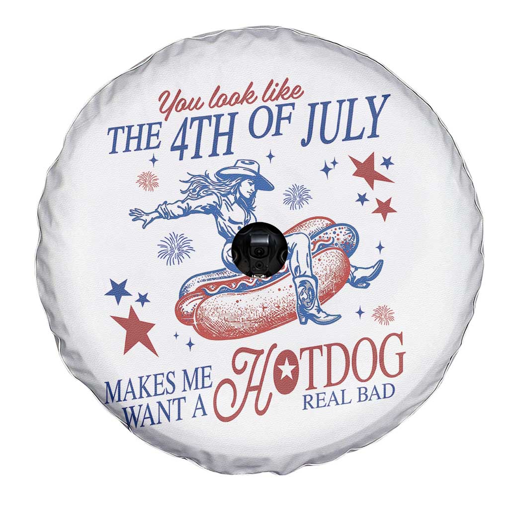 Western Cowgirl You Look Like the 4th of July Spare Tire Cover Makes Me Want A Hot Dog Real Bad TS14 Print Your Wear