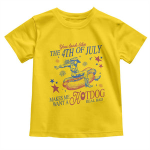 Western Cowgirl You Look Like the 4th of July Toddler T Shirt Makes Me Want A Hot Dog Real Bad TS14 Daisy Print Your Wear