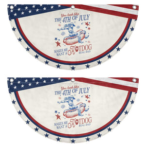 Western Cowgirl You Look Like the 4th of July Patriotic Fan Flag Makes Me Want A Hot Dog Real Bad