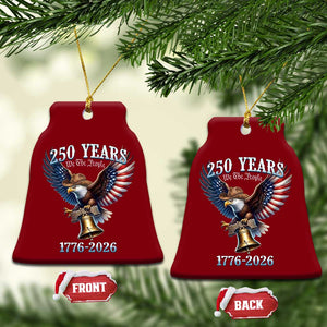 American Rodeo 250th Anniversary Ceramic Ornament Western Cowboy Eagle Patriotic 4th of July TS14 Print Your Wear