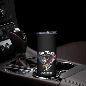 American Rodeo 250th Anniversary Skinny Tumbler Western Cowboy Eagle Patriotic 4th of July TS14 Print Your Wear