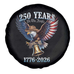 American Rodeo 250th Anniversary Spare Tire Cover Western Cowboy Eagle Patriotic 4th of July TS14 Print Your Wear