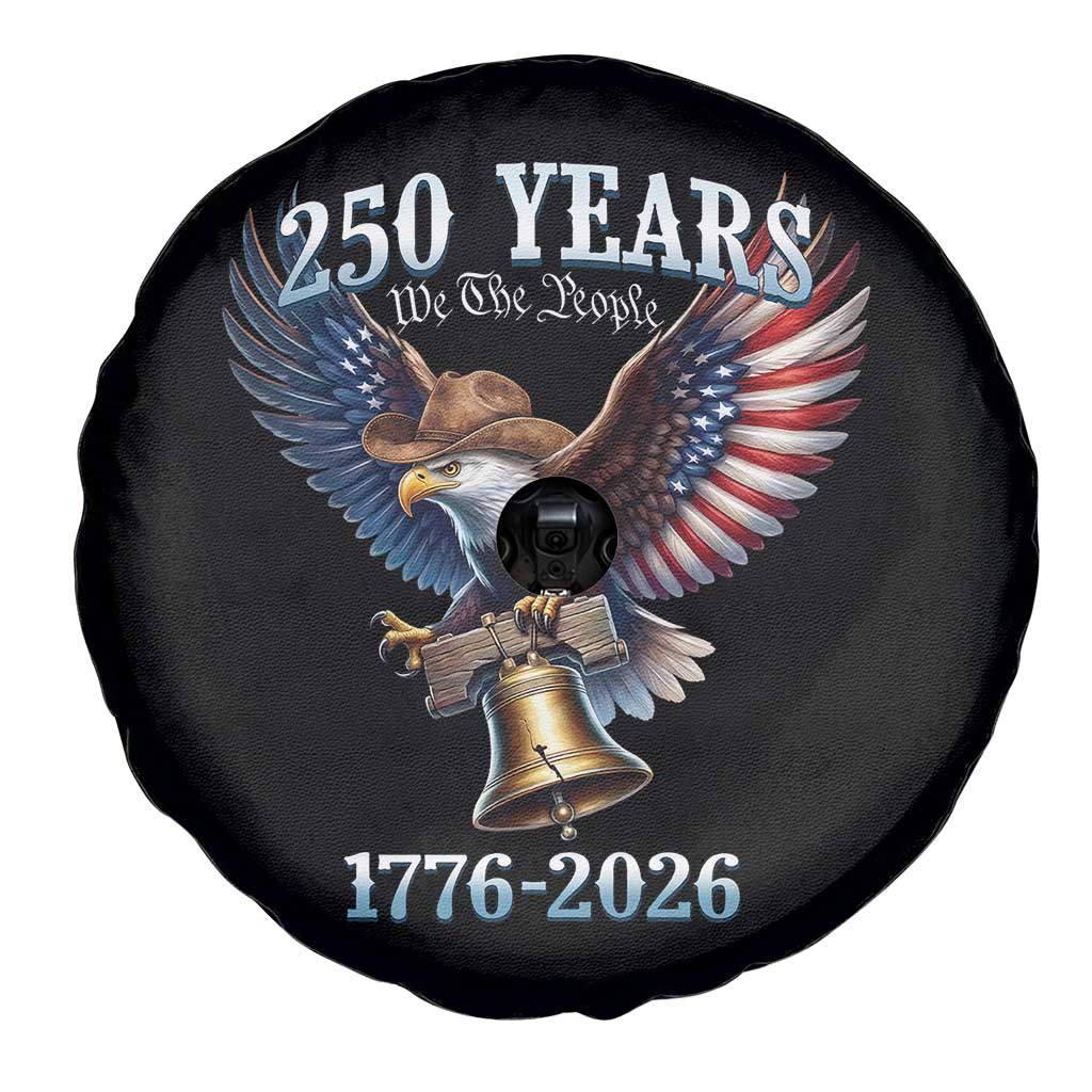 American Rodeo 250th Anniversary Spare Tire Cover Western Cowboy Eagle Patriotic 4th of July TS14 Print Your Wear
