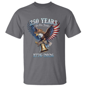 American Rodeo 250th Anniversary T Shirt Western Cowboy Eagle Patriotic 4th of July TS14 Charcoal Print Your Wear