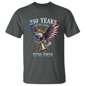 American Rodeo 250th Anniversary T Shirt Western Cowboy Eagle Patriotic 4th of July TS14 Dark Heather Print Your Wear