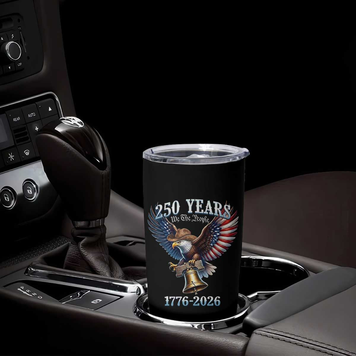 American Rodeo 250th Anniversary Tumbler Cup Western Cowboy Eagle Patriotic 4th of July TS14 Print Your Wear