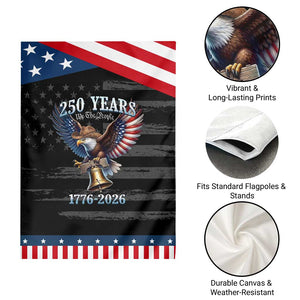 American Rodeo 250th Anniversary Patriotic Garden Flag Western Cowboy Eagle Patriotic 4th of July TS14 Print Your Wear