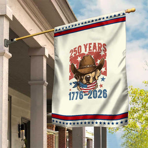 250th Anniversary USA Patriotic Garden Flag Western Golden Retriever 4th of July TS14 Modern Beige Red Print Your Wear