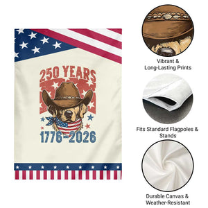 250th Anniversary USA Patriotic Garden Flag Western Golden Retriever 4th of July TS14 Print Your Wear