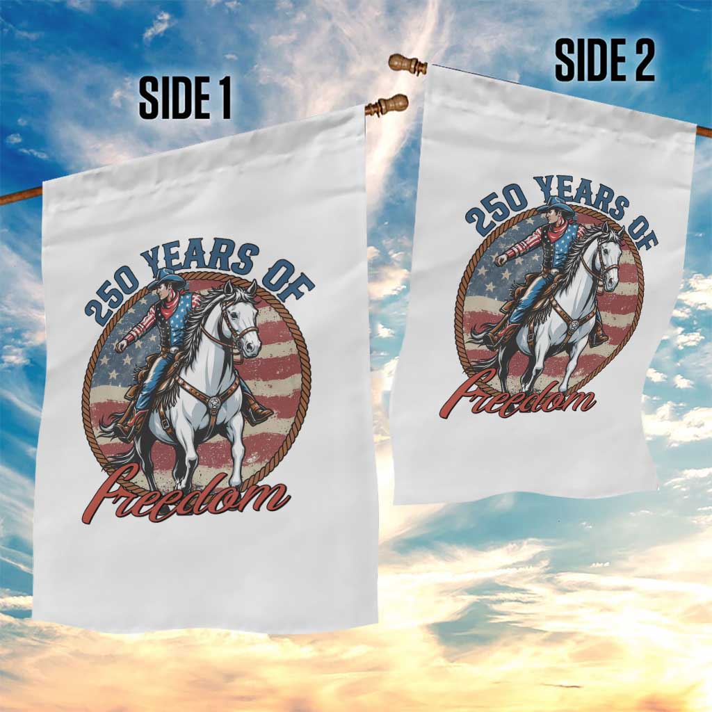 250th Anniversary USA Garden Flag American Flag Cowboy Rodeo 4th of July TS14 Print Your Wear