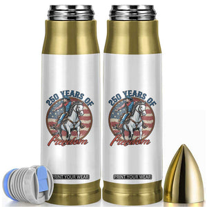 250th Anniversary USA Bullet Tumbler American Flag Cowboy Rodeo 4th of July TS14 White Print Your Wear
