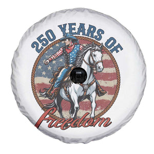 250th Anniversary USA Spare Tire Cover American Flag Cowboy Rodeo 4th of July TS14 Print Your Wear