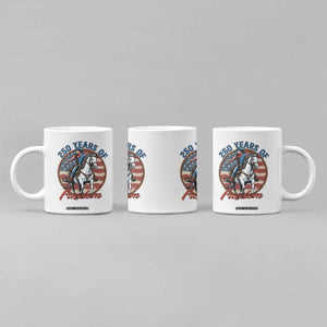 250th Anniversary USA Coffee Mug American Flag Cowboy Rodeo 4th of July TS14 Print Your Wear