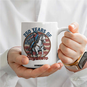 250th Anniversary USA Coffee Mug American Flag Cowboy Rodeo 4th of July TS14 Print Your Wear