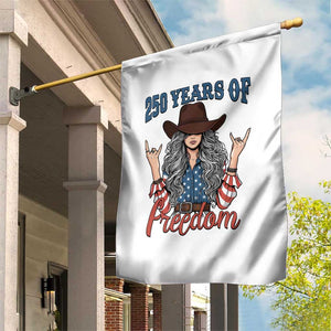 250th Anniversary USA Garden Flag Western Cowgirl American Flag 4th of July TS14 Print Your Wear