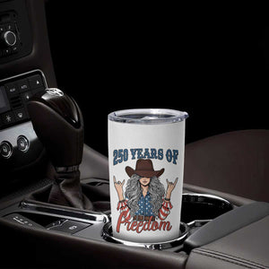 250th Anniversary USA Tumbler Cup Western Cowgirl American Flag 4th of July TS14 Print Your Wear