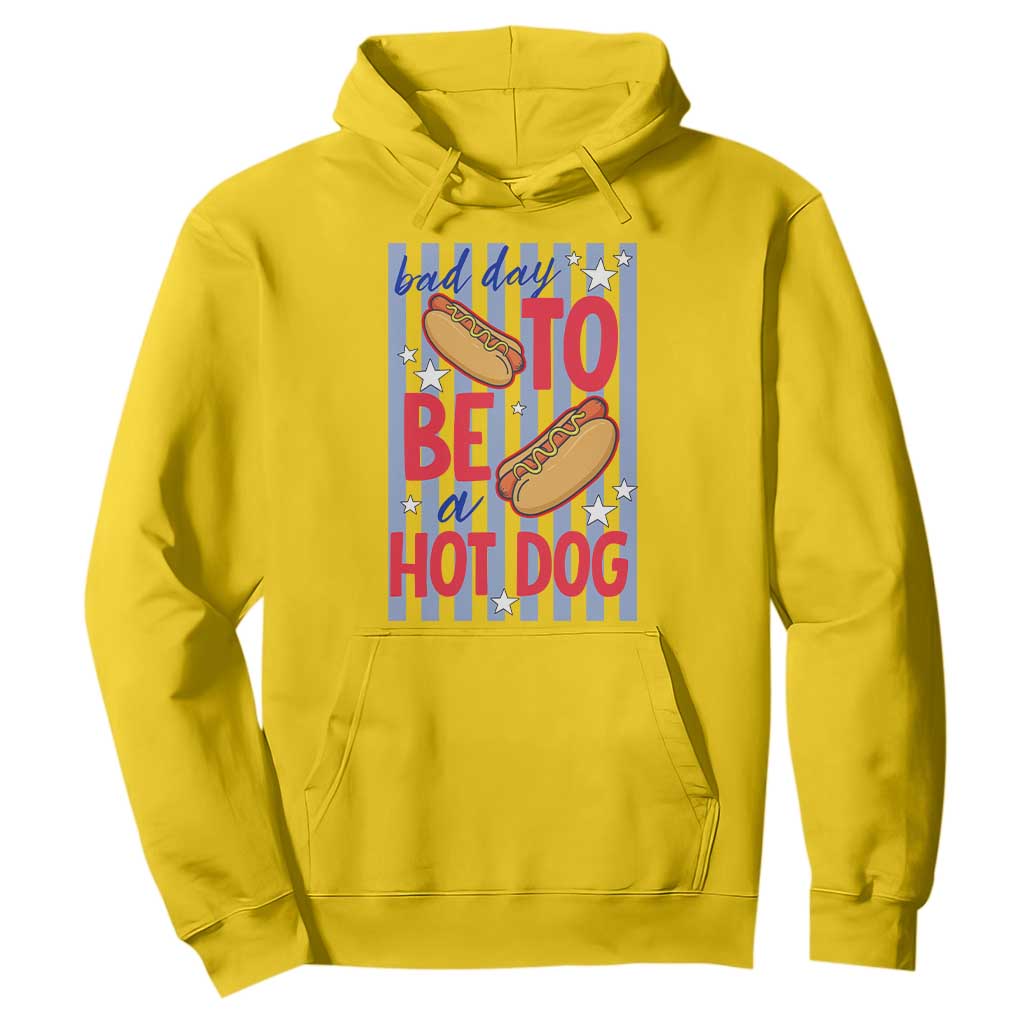 Bad Day To Be A Hot Dog Hoodie 4th of July Summer Beach TS14 Daisy Print Your Wear