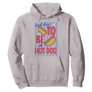 Bad Day To Be A Hot Dog Hoodie 4th of July Summer Beach TS14 Ice Gray Print Your Wear