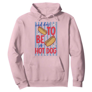 Bad Day To Be A Hot Dog Hoodie 4th of July Summer Beach TS14 Light Pink Print Your Wear