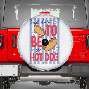 Bad Day To Be A Hot Dog Spare Tire Cover 4th of July Summer Beach TS14 White Print Your Wear